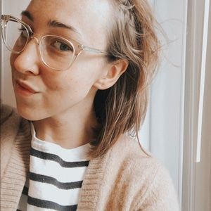 Warby Parker Chelsea Glasses in Grapefruit Soda
